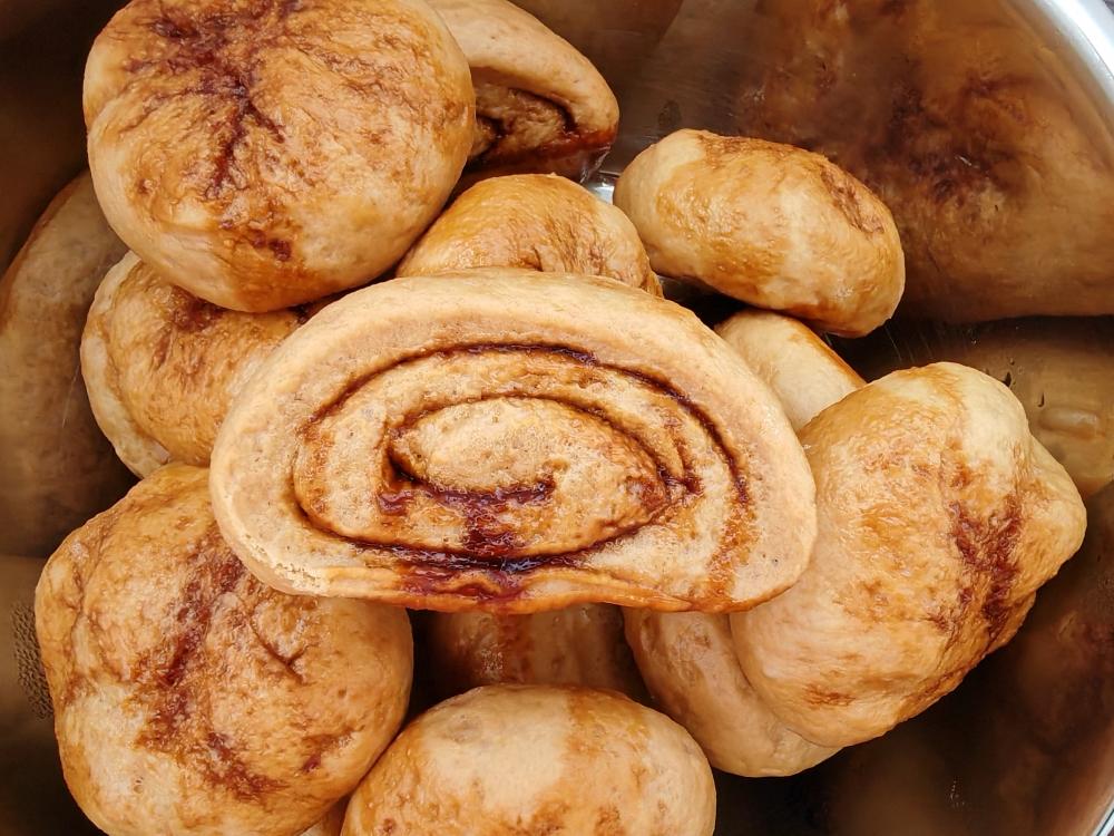 流糖水的红糖馒头