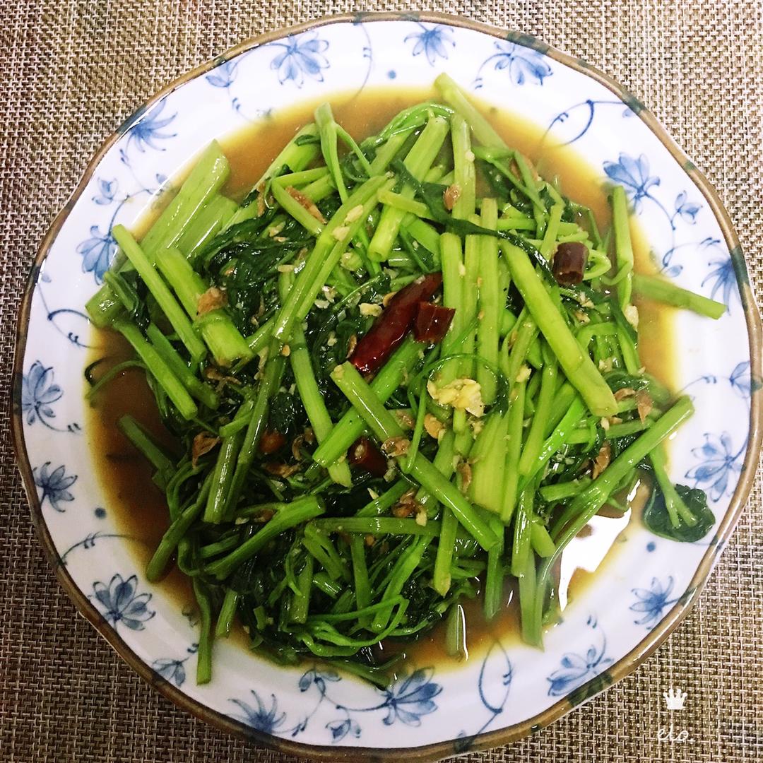 【曼食慢语】虾酱空心菜