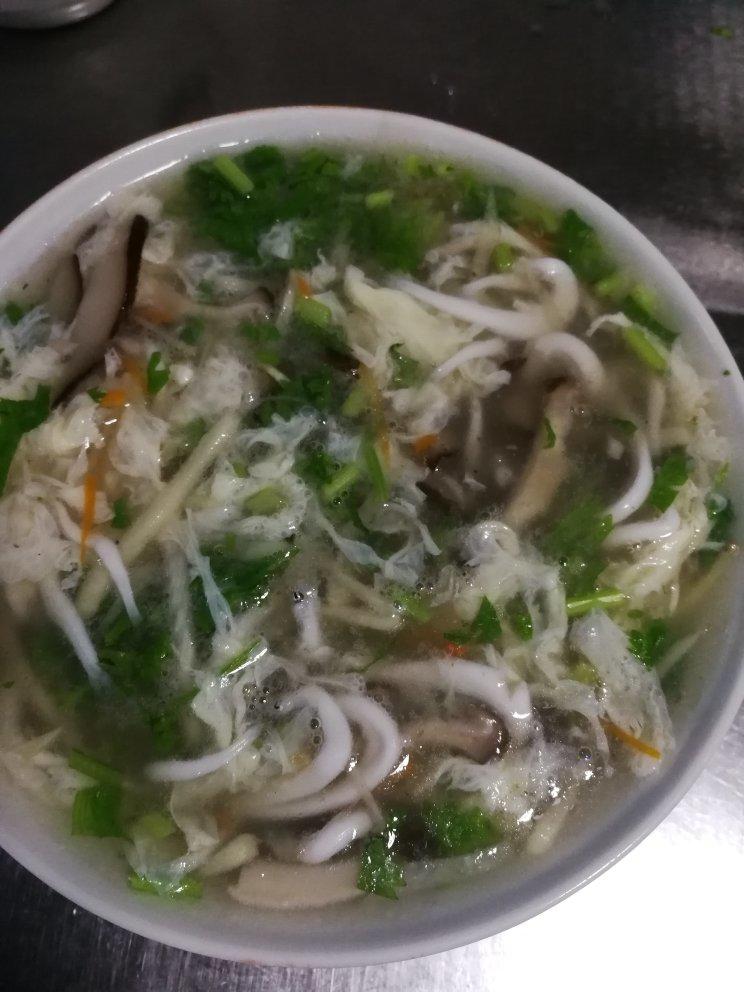 三丝银鱼羹