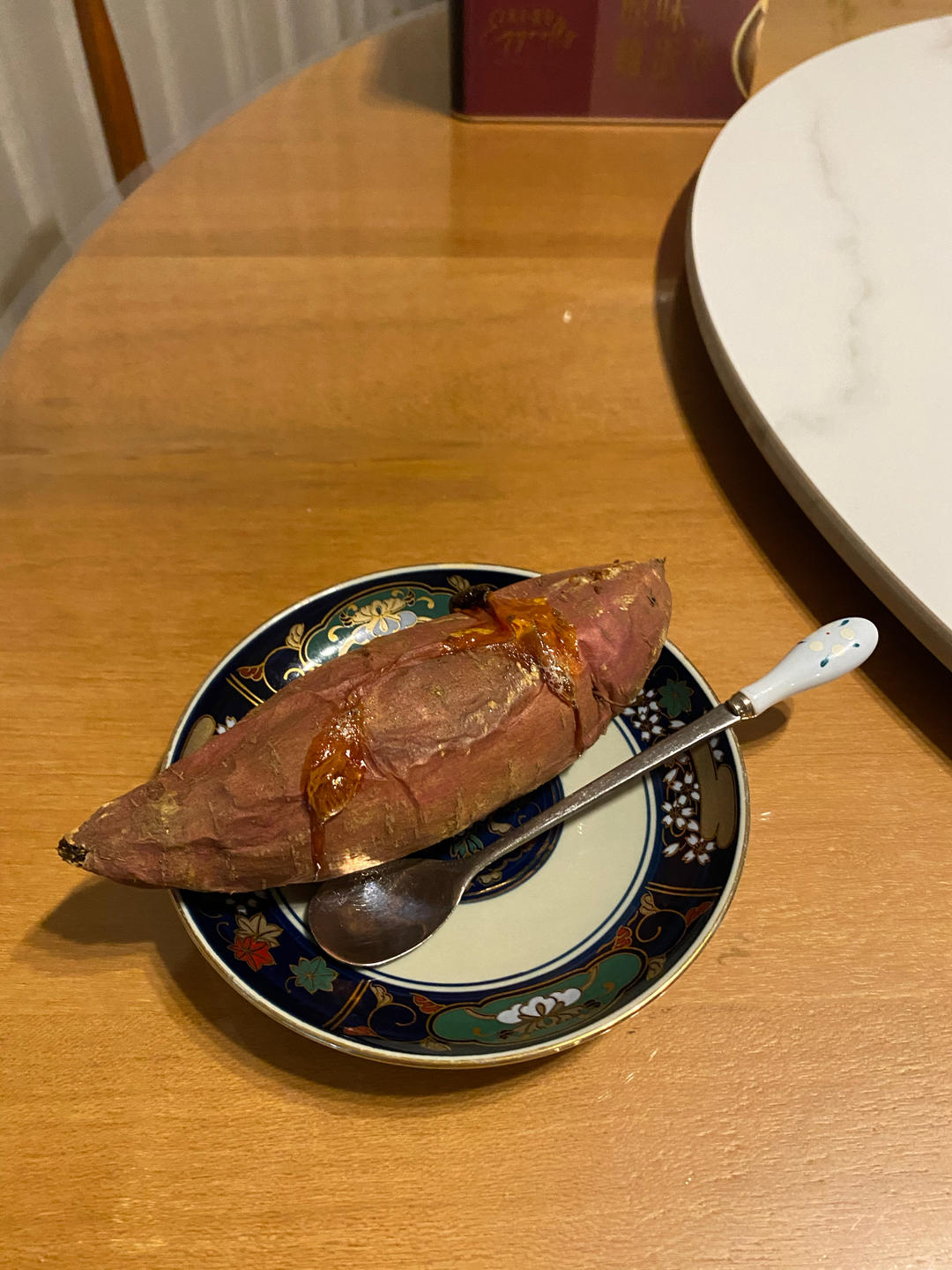 【糯唧唧的烤红薯】糖油四溢皮肉分离外糯里嫩吸溜着吃！