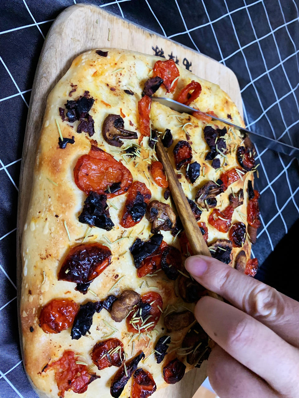 无糖版意式佛卡夏面包