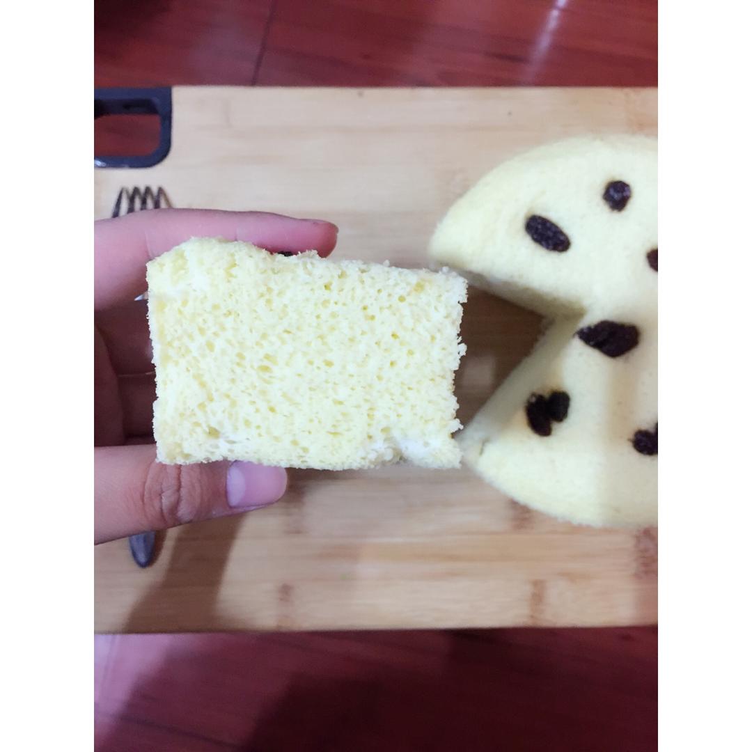 宝宝辅食：无糖松软紫米糕（蒸戚风）