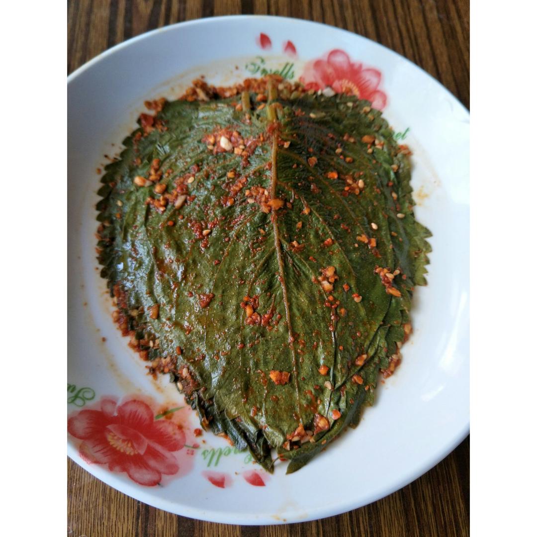 朝鲜族苏子叶咸菜