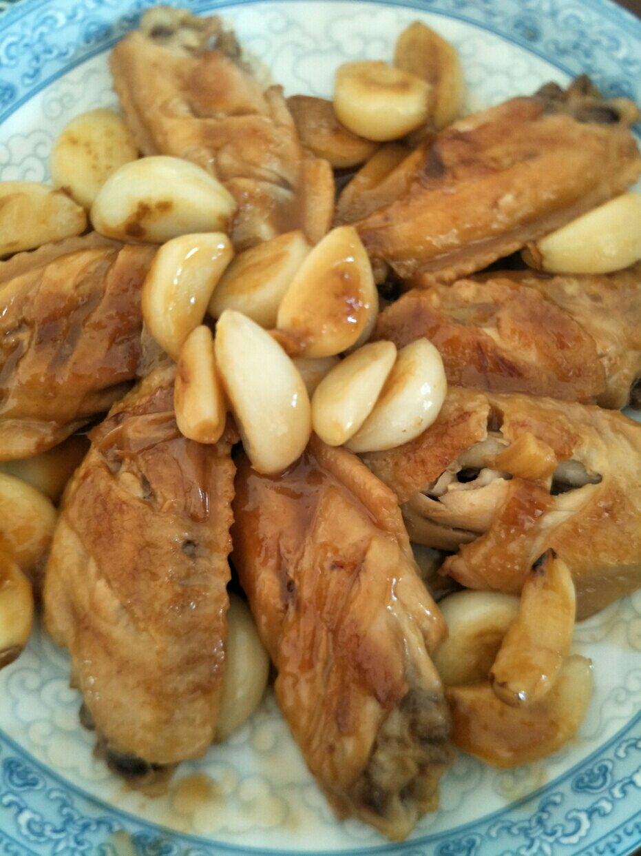 蒜香蚝油鸡翅中
