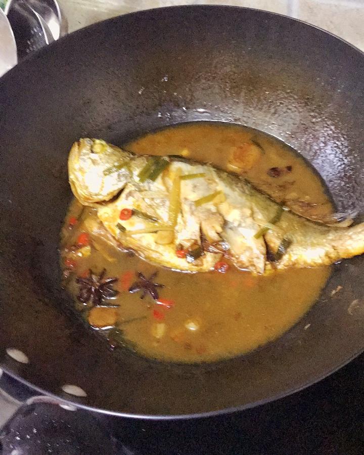 家常红烧鲳鱼