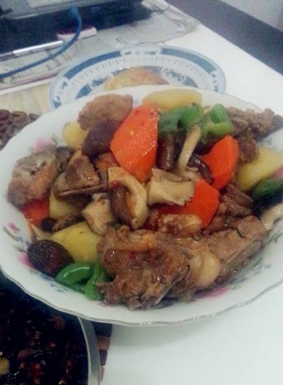 土豆炖排骨