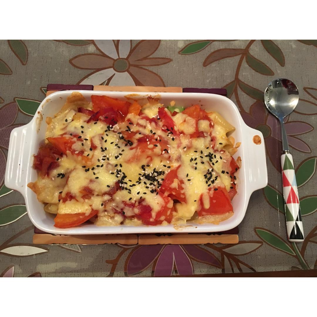 芝士肉酱焗意面