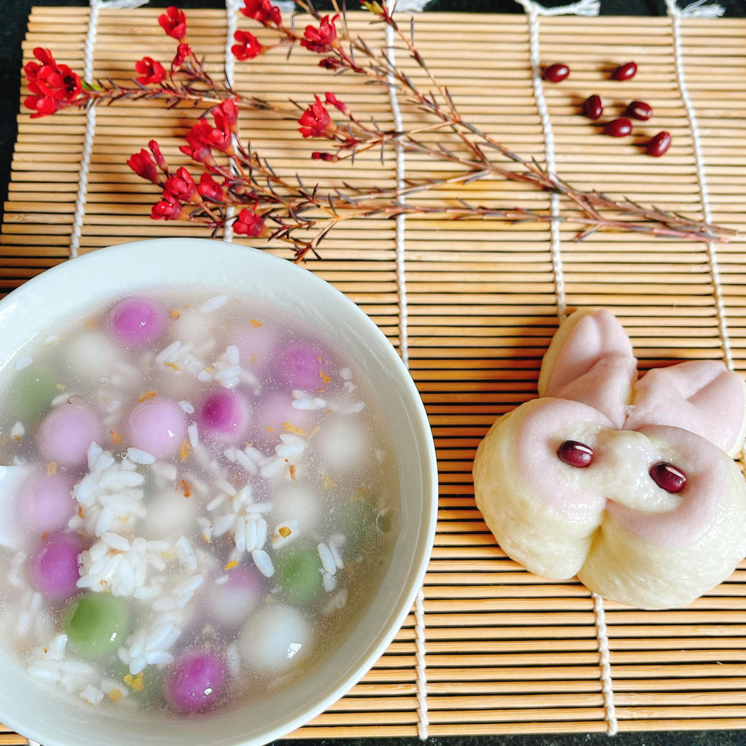 兔然暴富 兔子形状的奶香小馒头