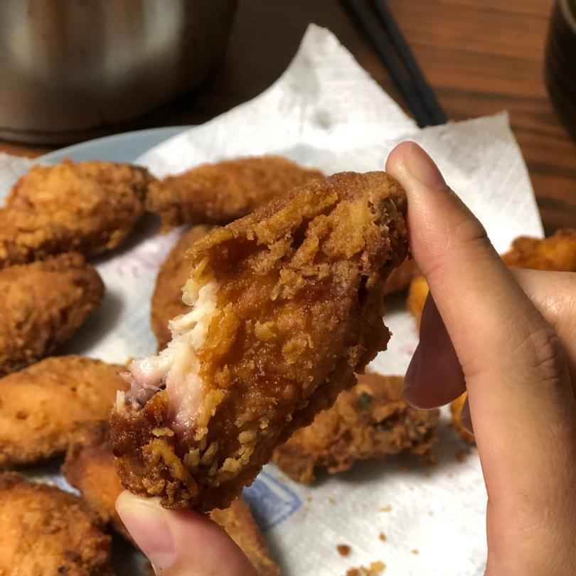 蒜香脆皮鸡翅❗️好吃到舔手指