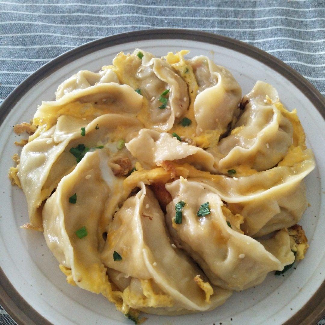 懒人快手抱蛋煎饺
