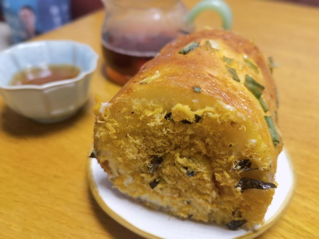 回忆的味道---肉松面包卷