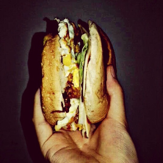 自制营养肉饼汉堡包