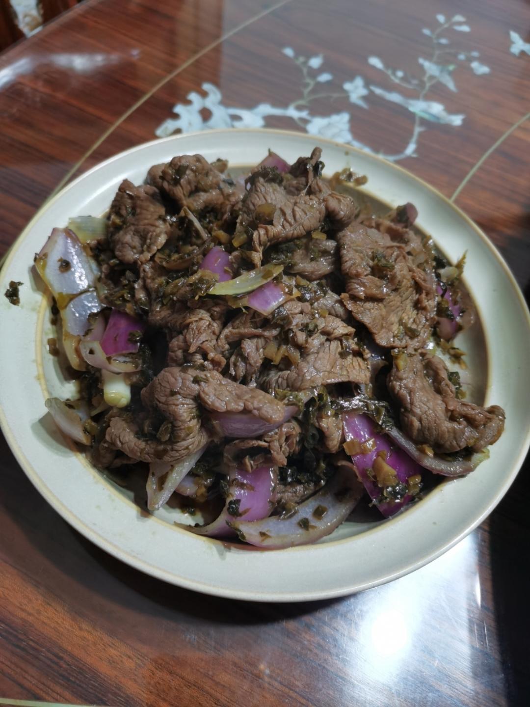 下酒菜｜蒜香腊牛肉｜腊味