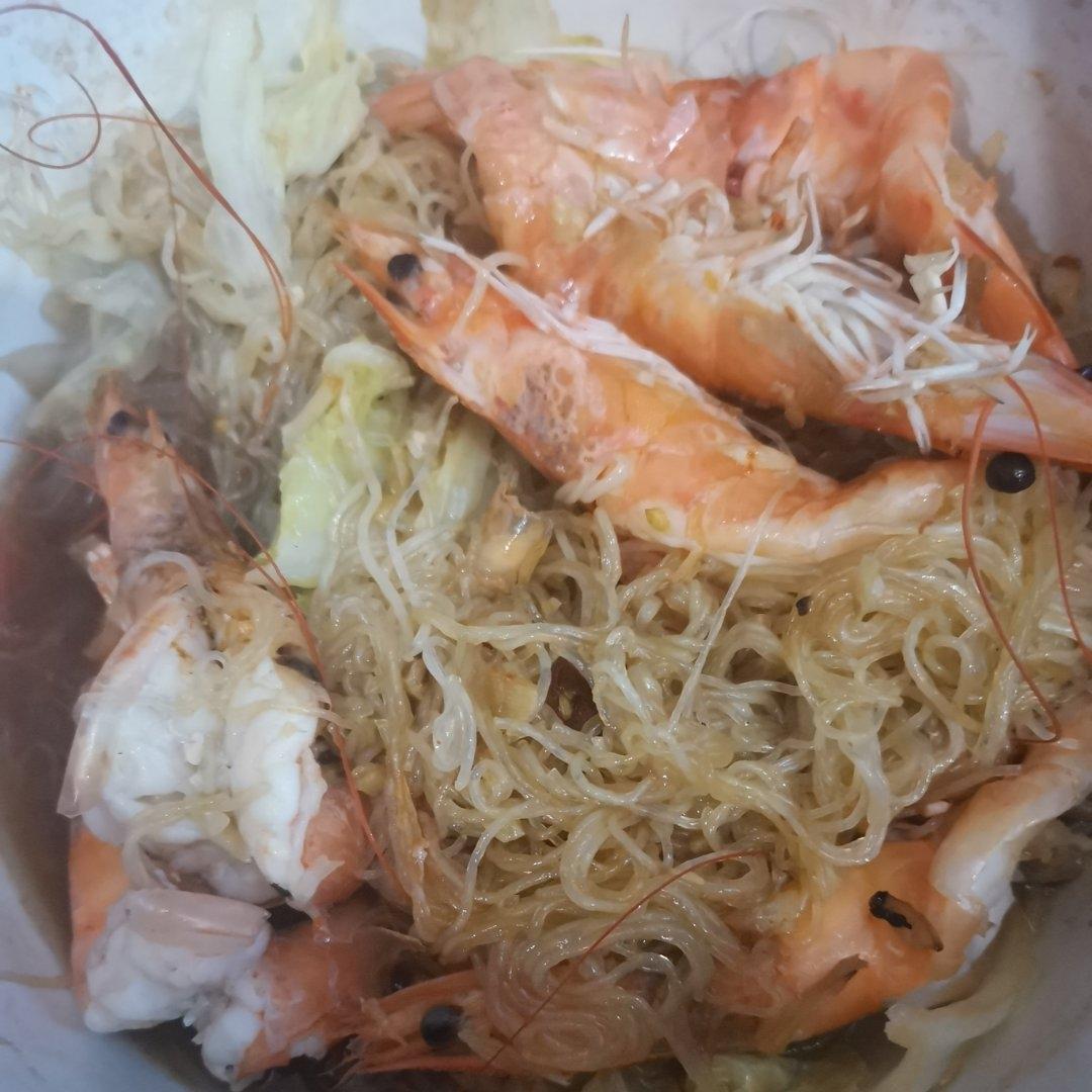 蒜蓉粉丝虾煲