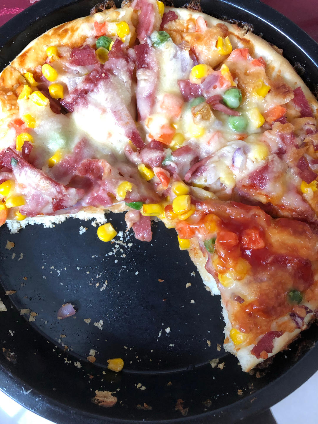 儿子说比BSK好吃的披萨（含披萨酱、饼底做法）