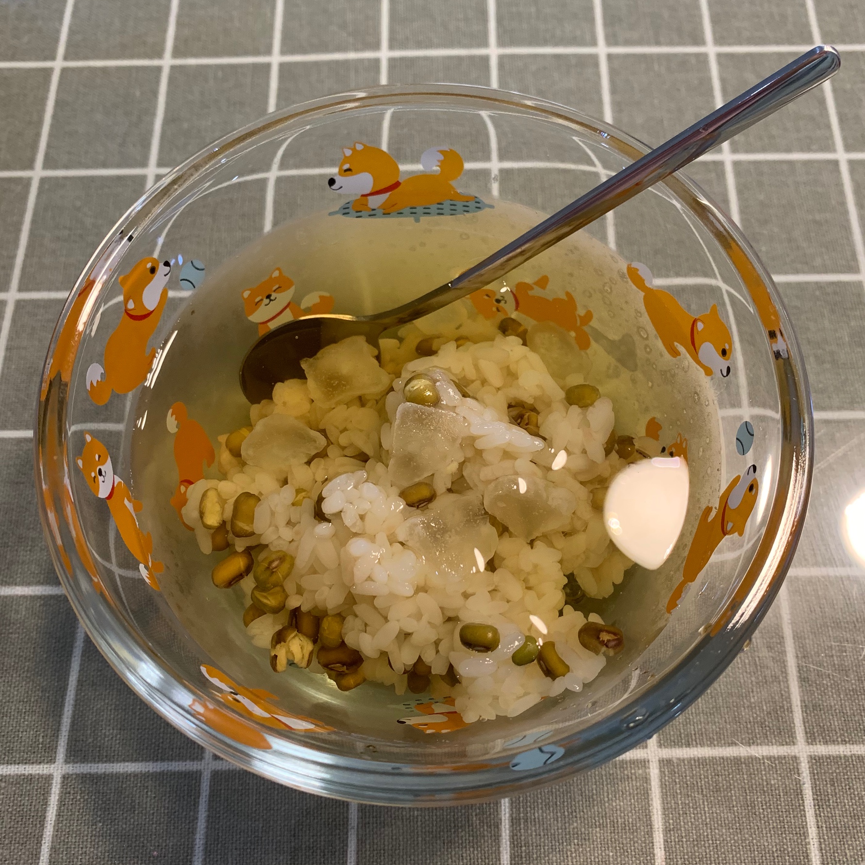 苏式绿豆汤（天然薄荷水+软糯Q弹糯米饭）