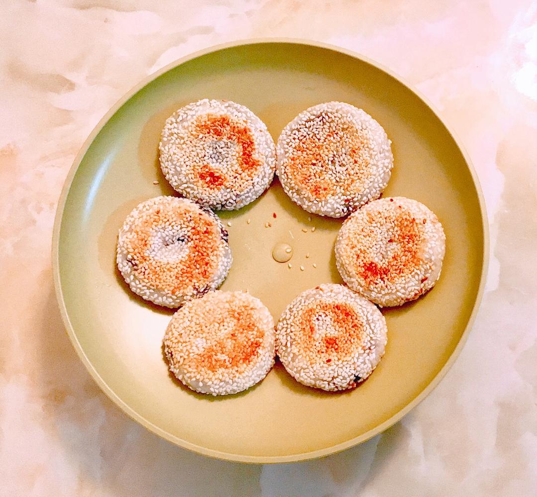 豆沙糯米饼