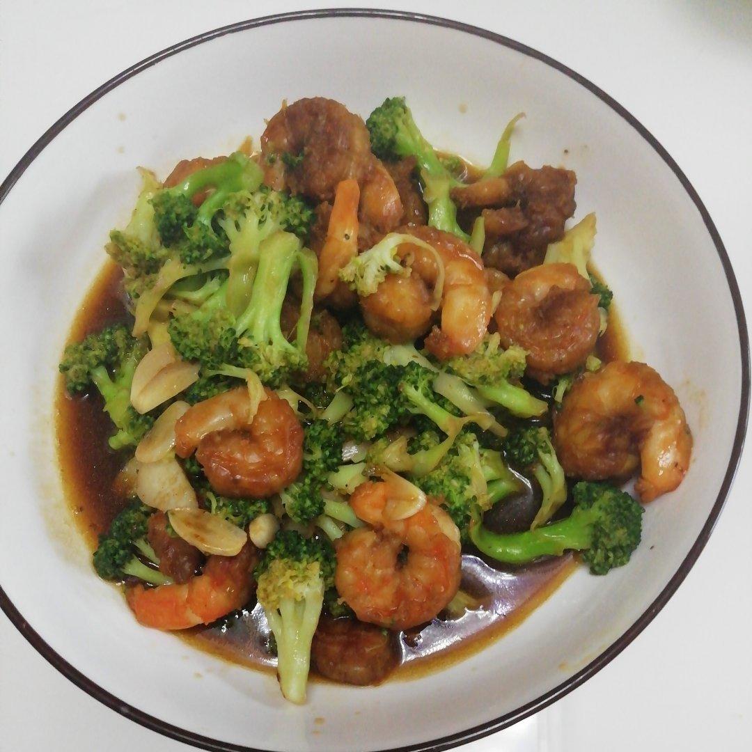 西兰花炒虾仁🍤