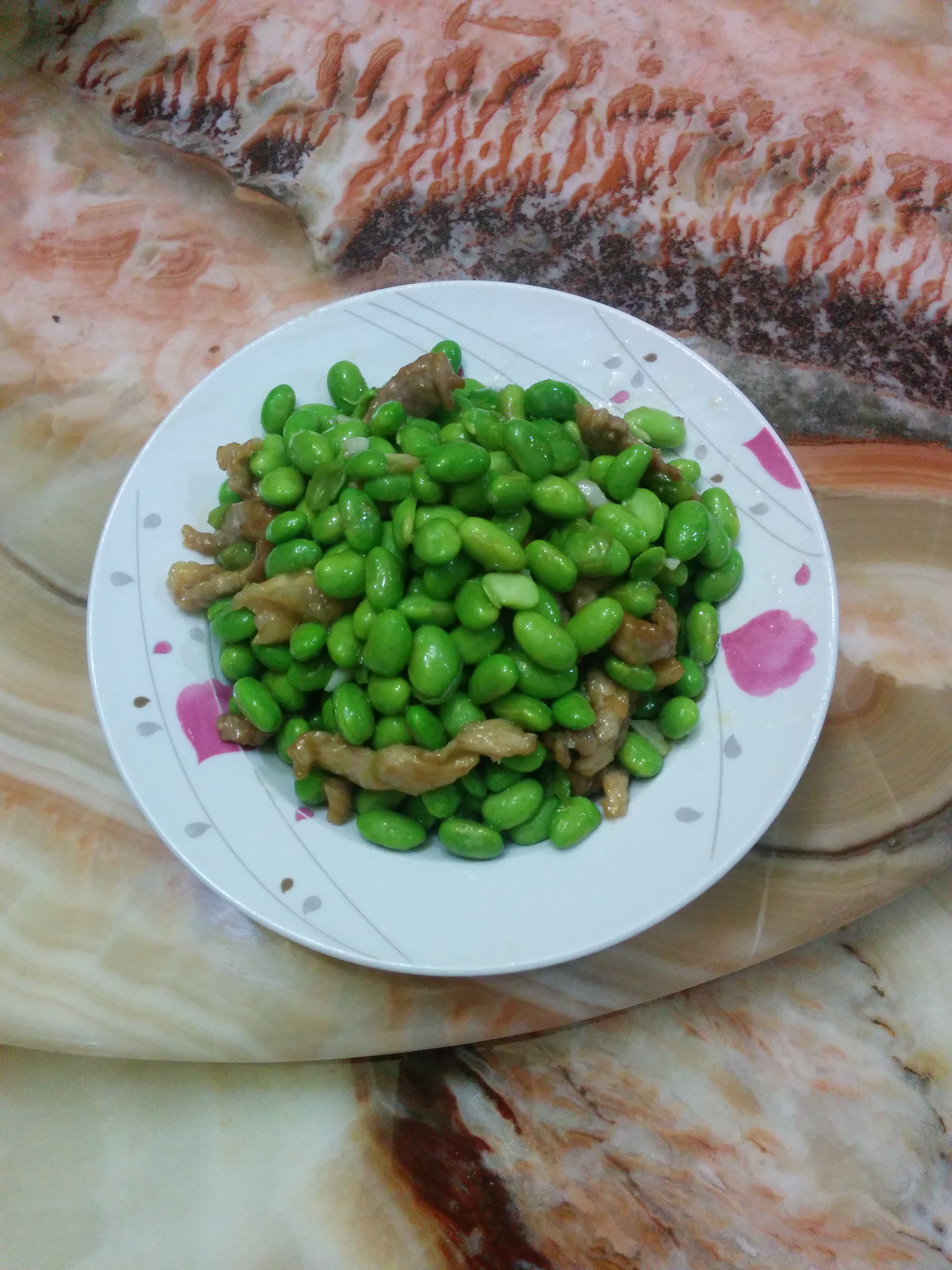 毛豆肉丝