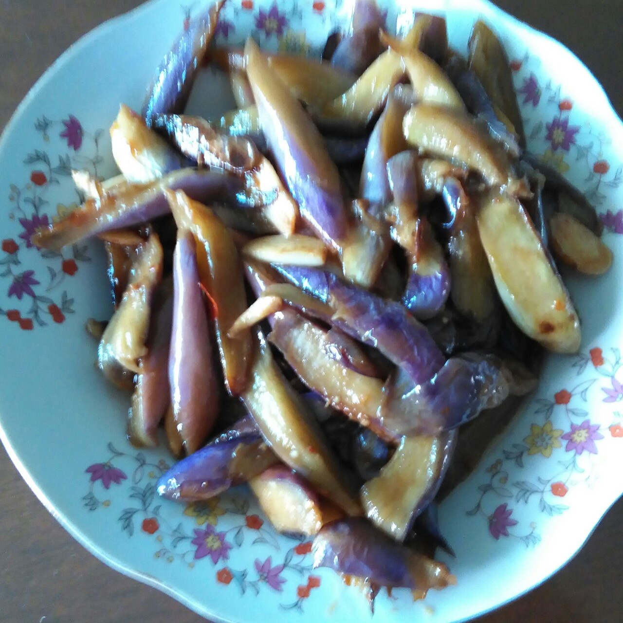 红烧肉沫茄子