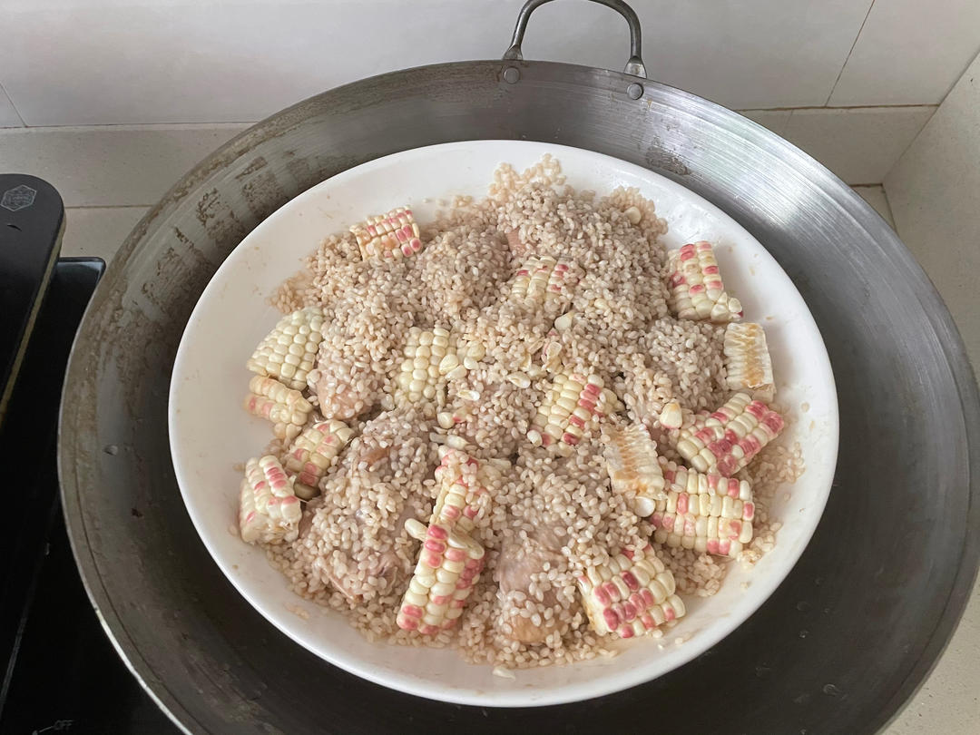 咸鲜软糯❗️一学就会的糯米蒸鸡翅好吃到爆～