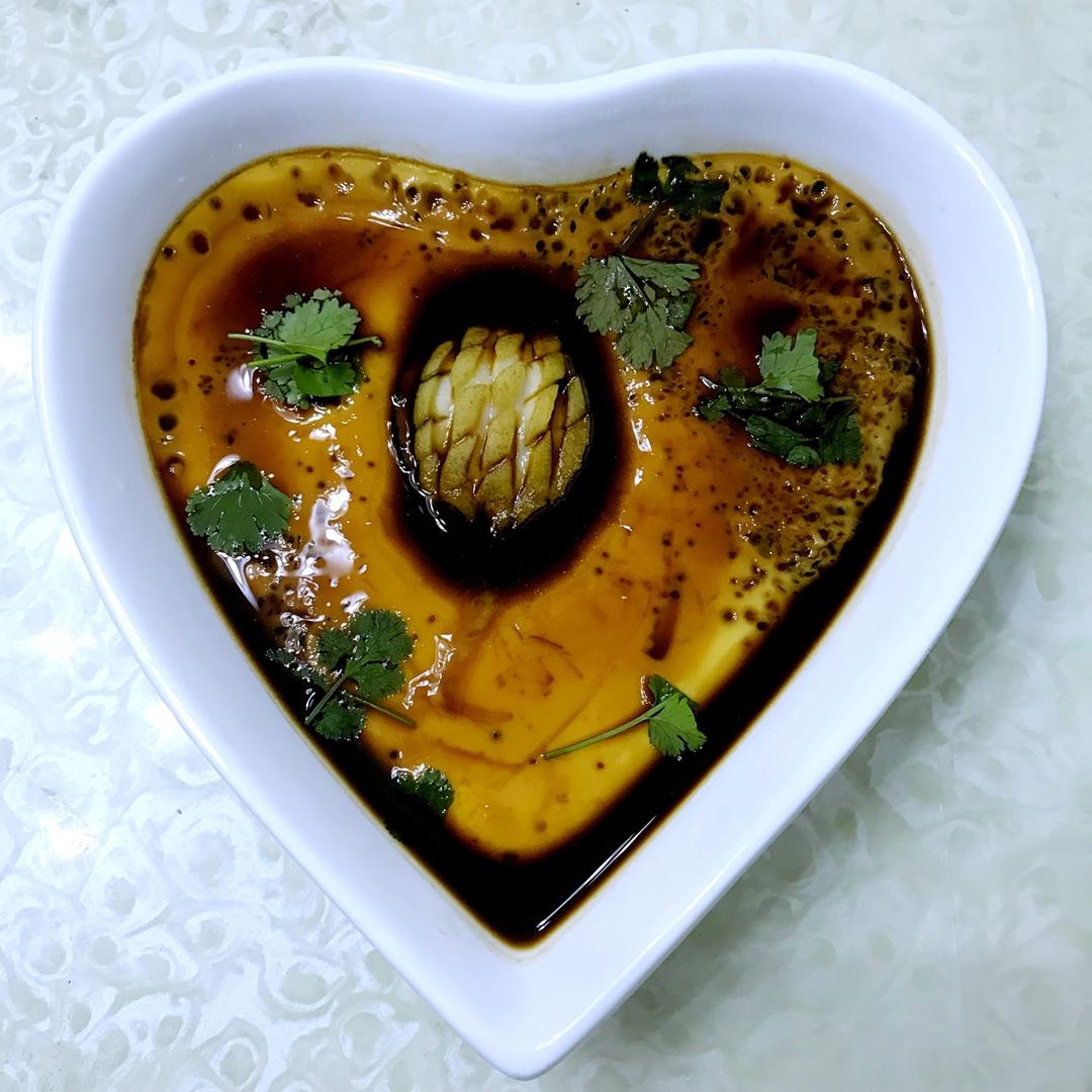 葱香鲍鱼蒸蛋