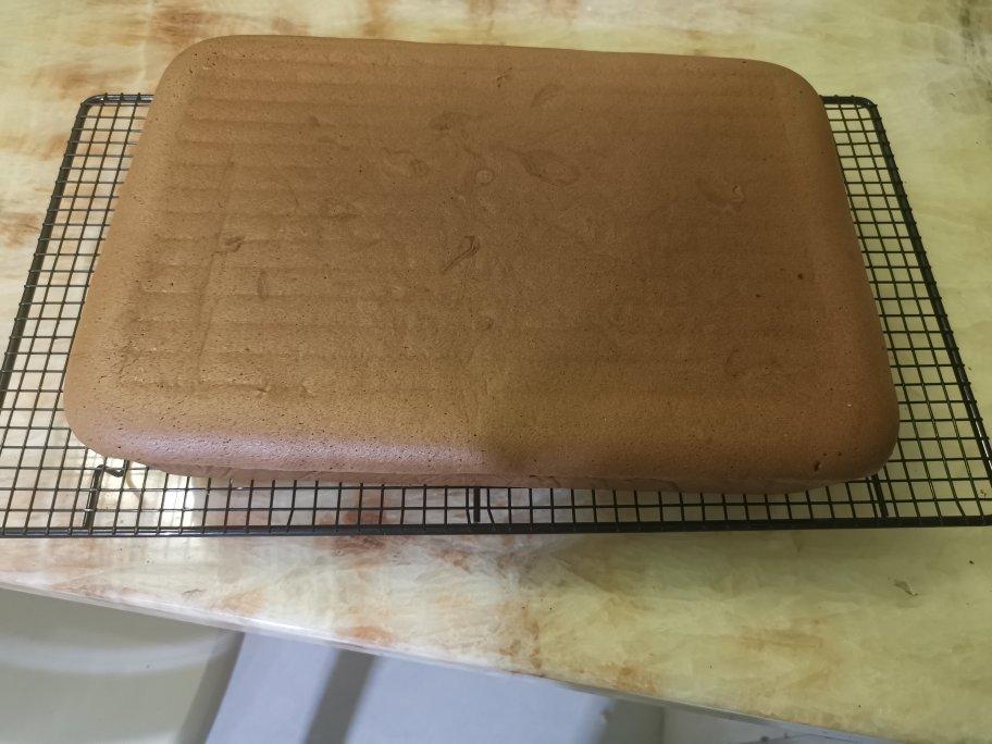 台式可可巧克力夹心古早蛋糕