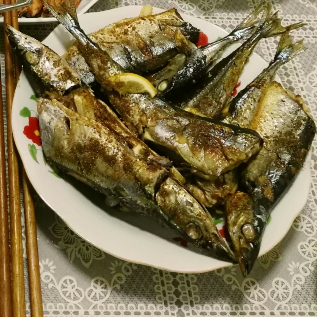 盐烤秋刀