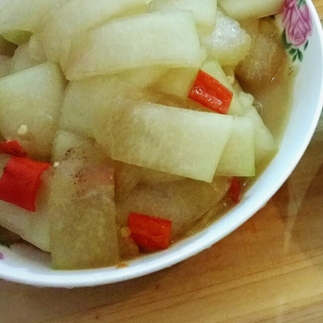 素炒冬瓜