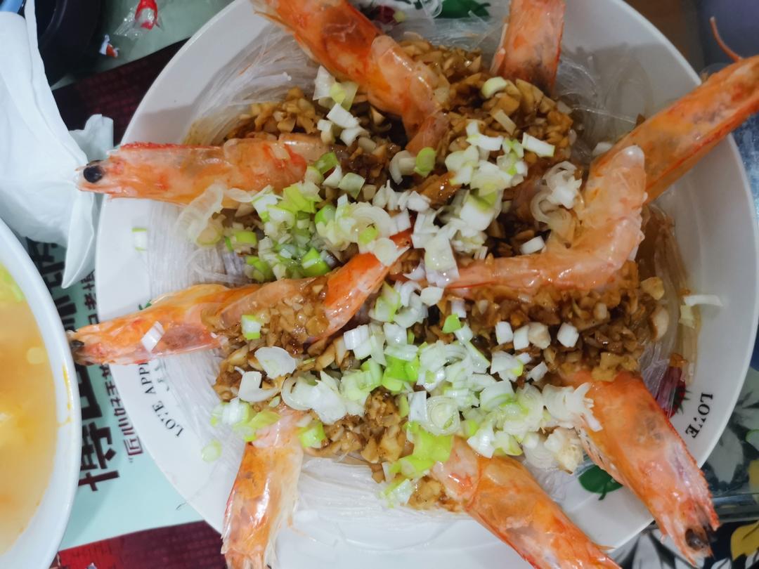 蒜蓉粉丝蒸虾