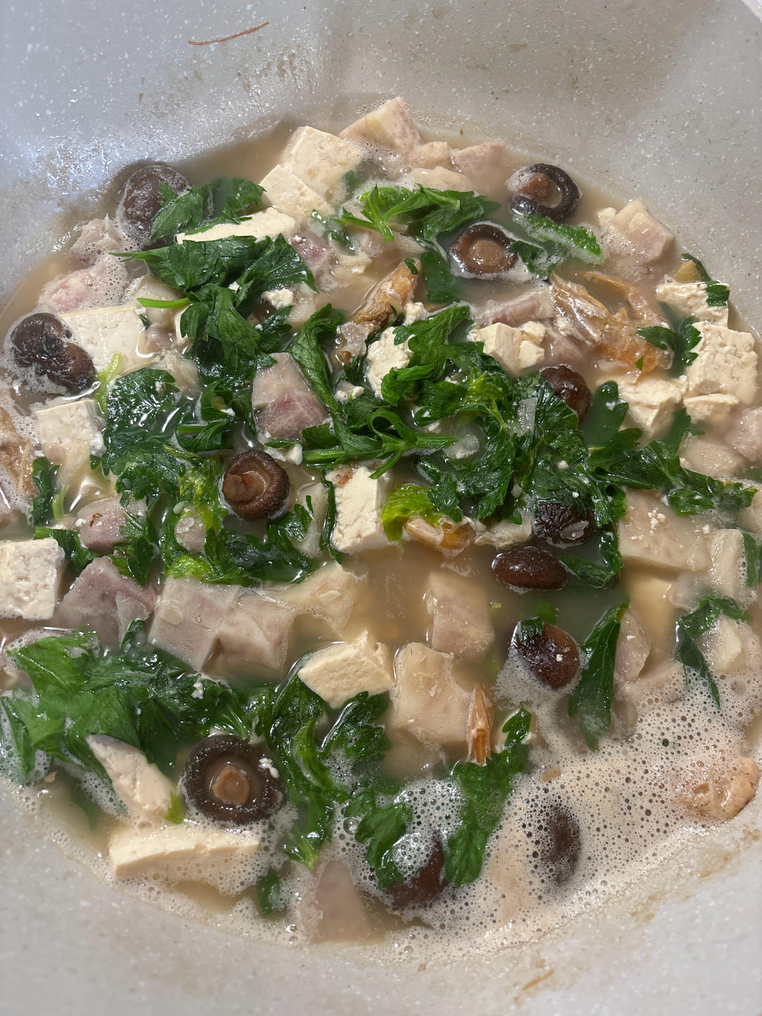 芋艿豆腐虾米羹