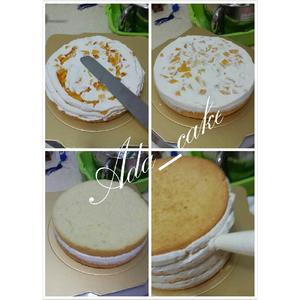 奶油蛋糕抹面小技巧的做法 步骤6