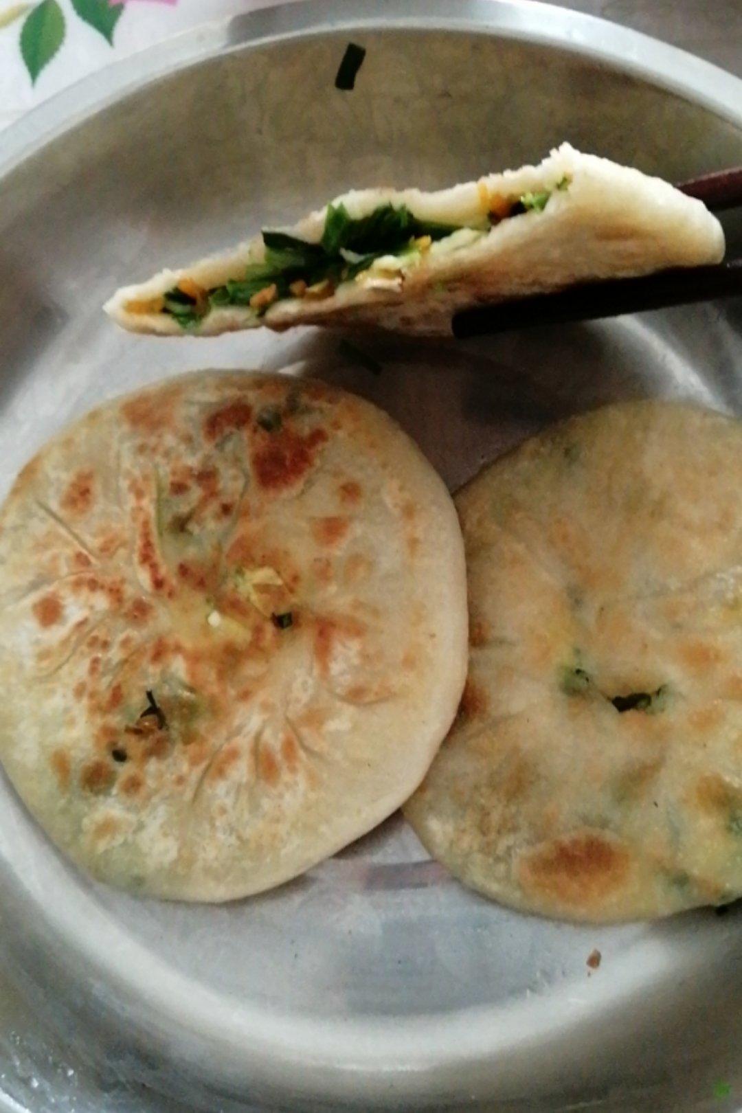 韭菜鸡蛋馅饼