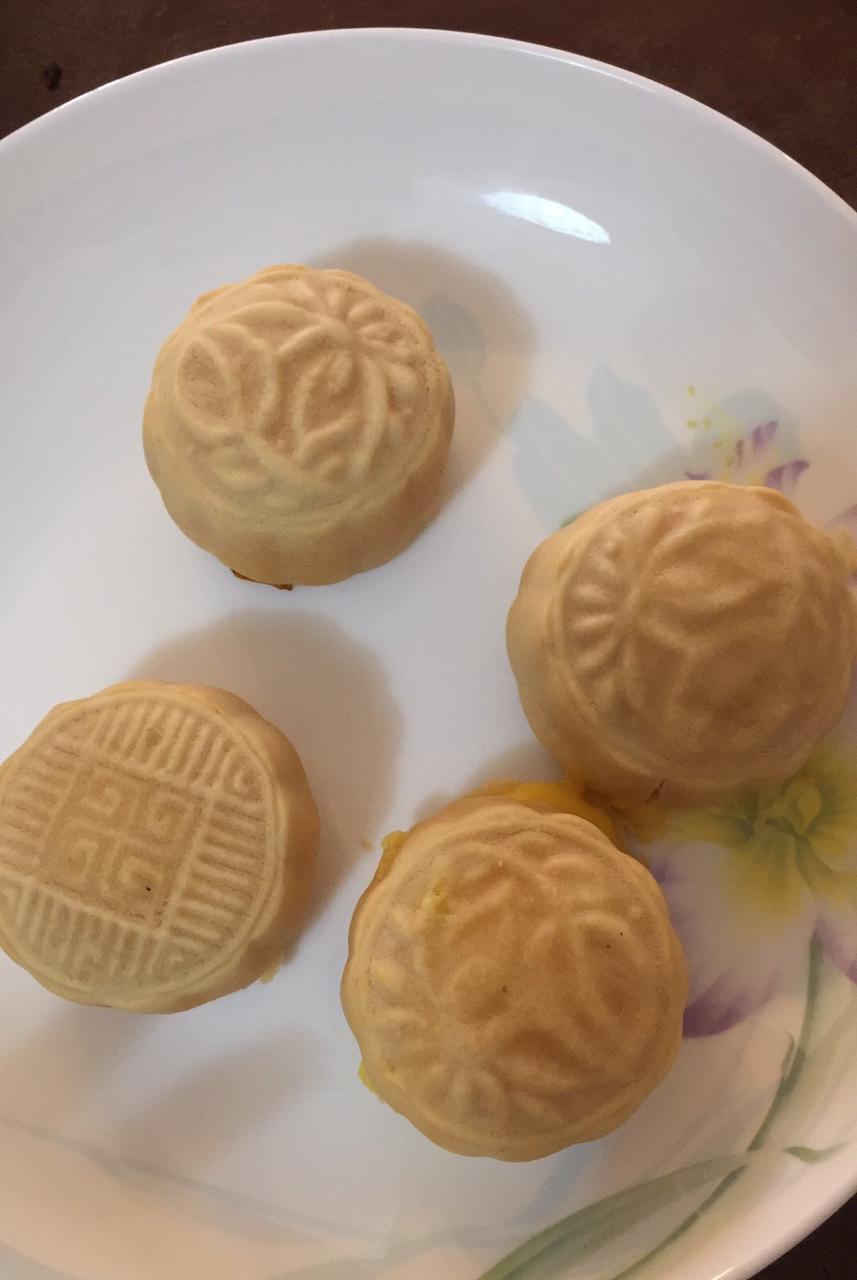 流心奶黄月饼（无吉士粉/转化糖浆版本）【曼食慢语】
