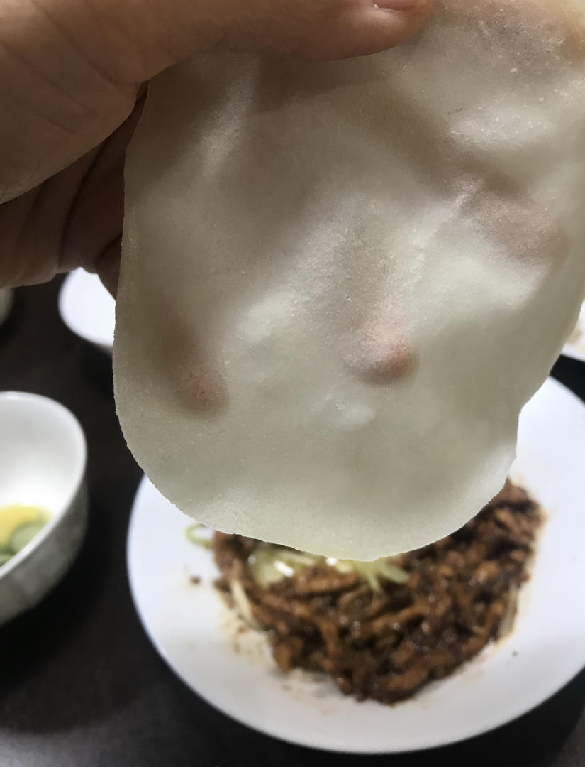 传统做法 京酱肉丝