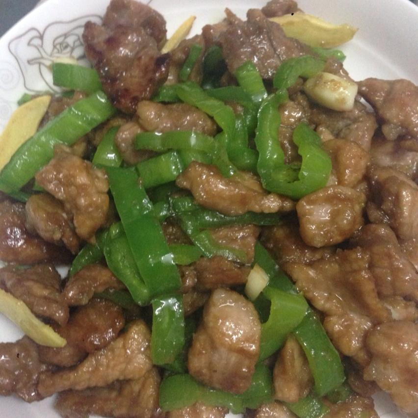 青椒炒肉丝