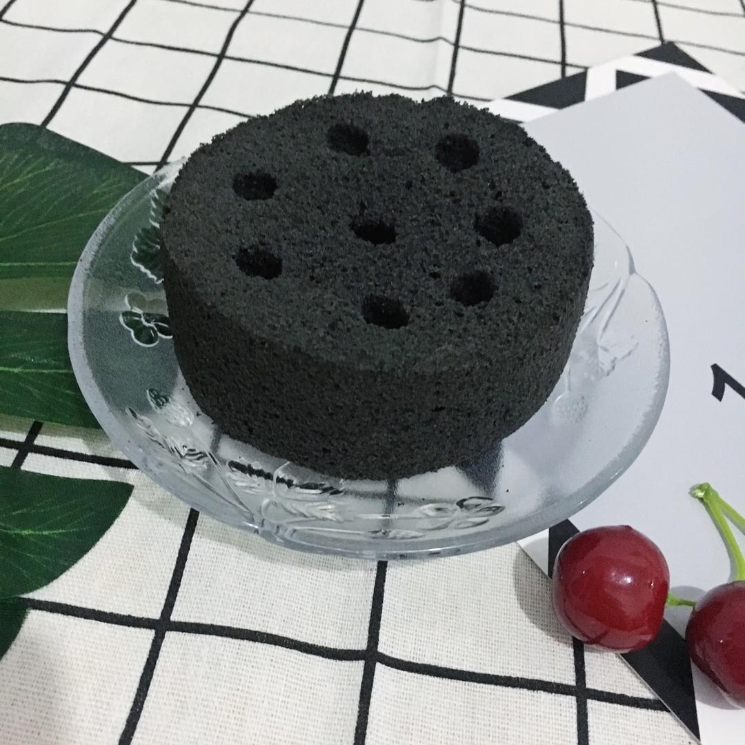 爆红网络的煤球蛋糕~戚风版