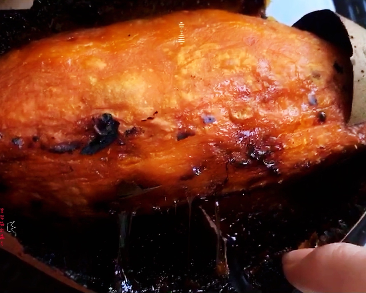流口水的烤红薯的做法