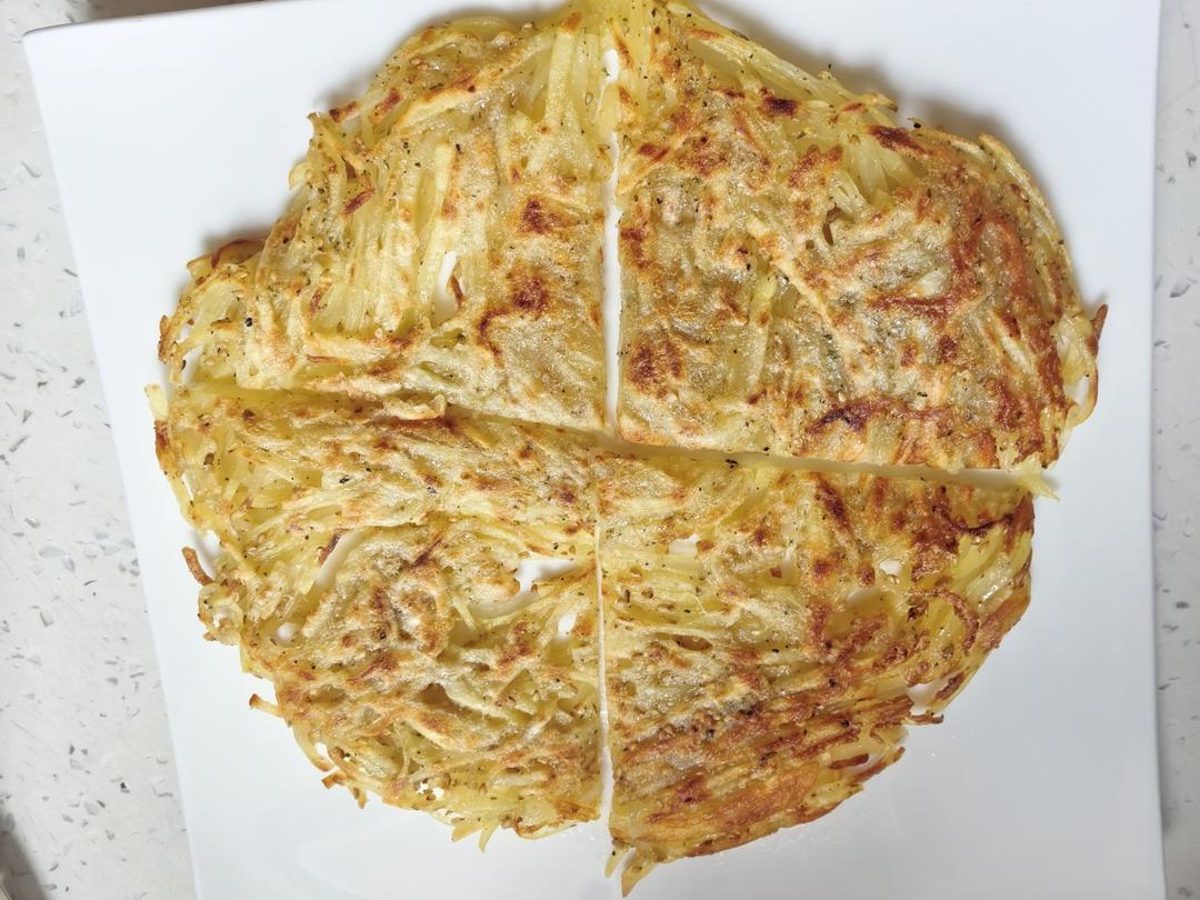减脂一定要吃的土豆丝饼🥔外脆里软快手早餐