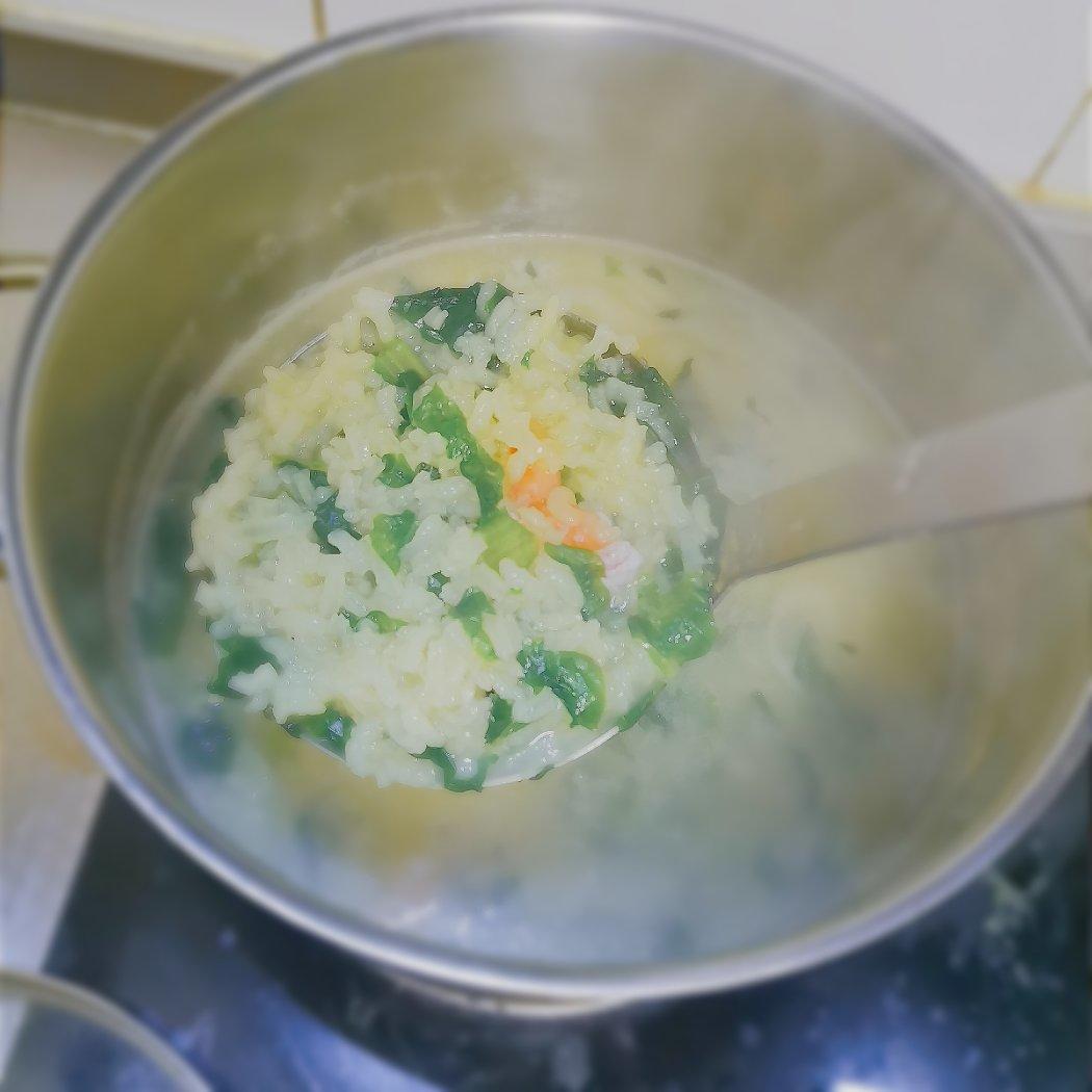 鲜虾砂锅粥