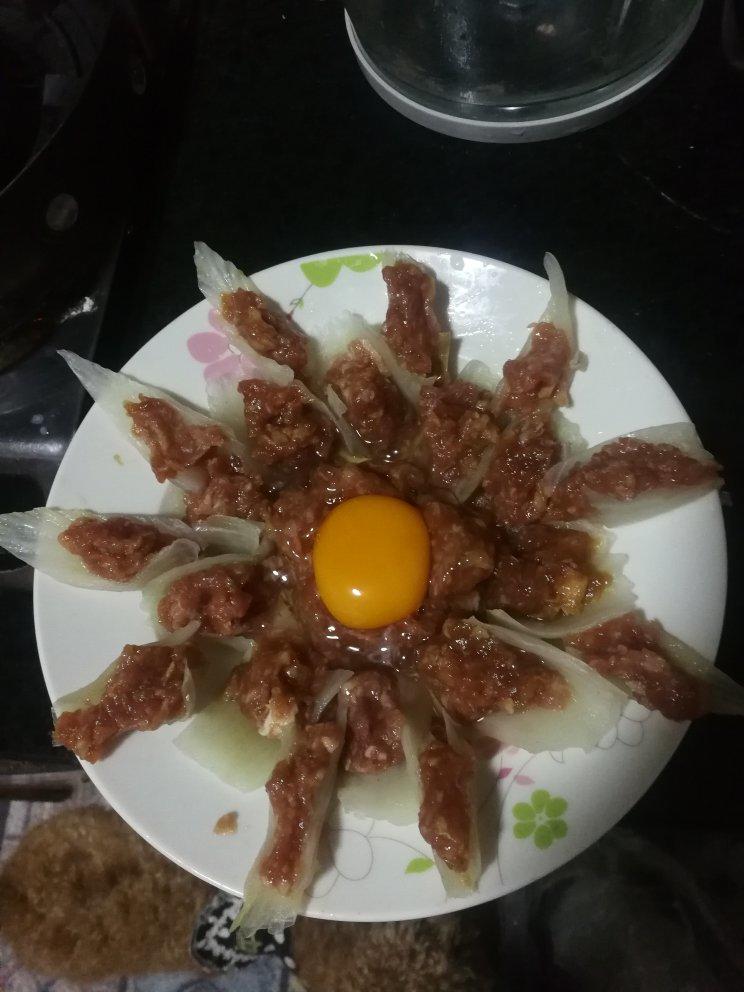 白菜蒸肉丸