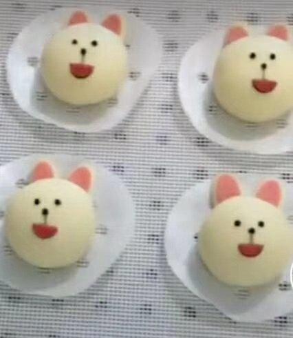 兔子香肠馒头（一次发酵）