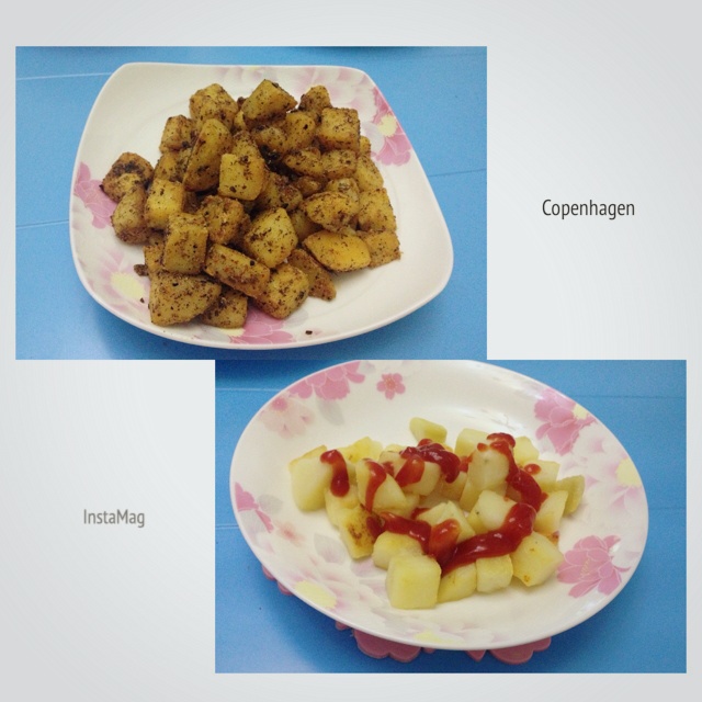 香辣小土豆块&香脆小土豆块