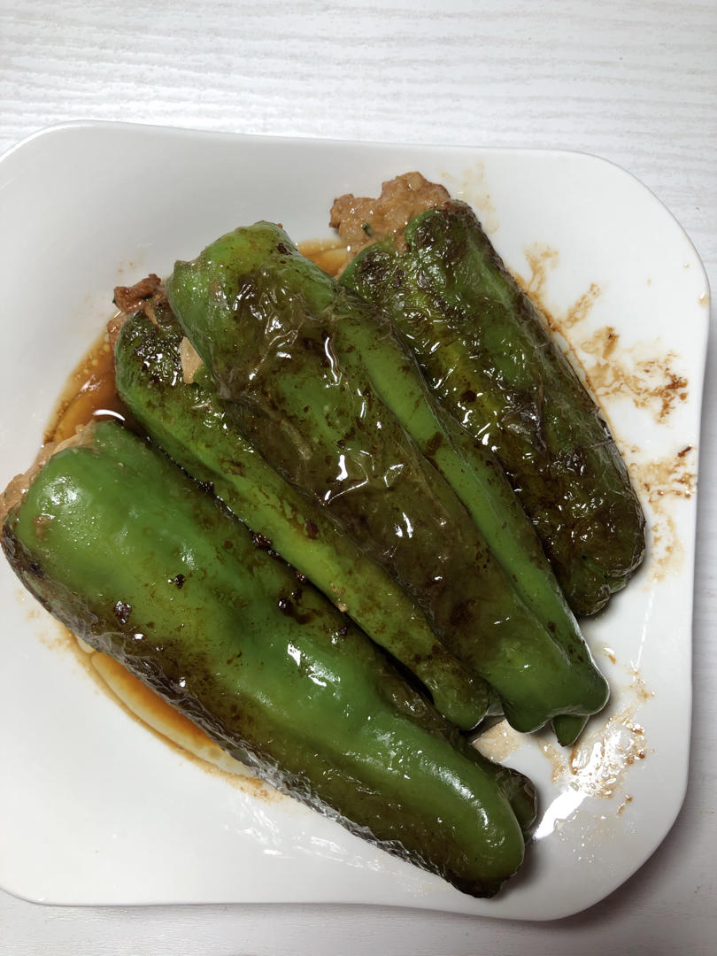 下饭菜肴--青椒酿肉