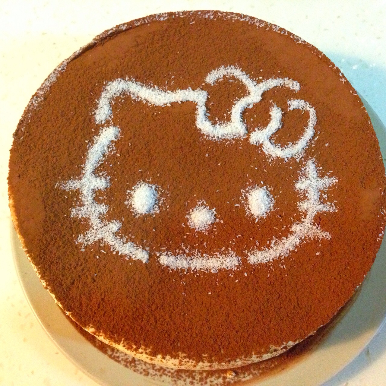 甜花卷儿做的提拉米苏蛋糕