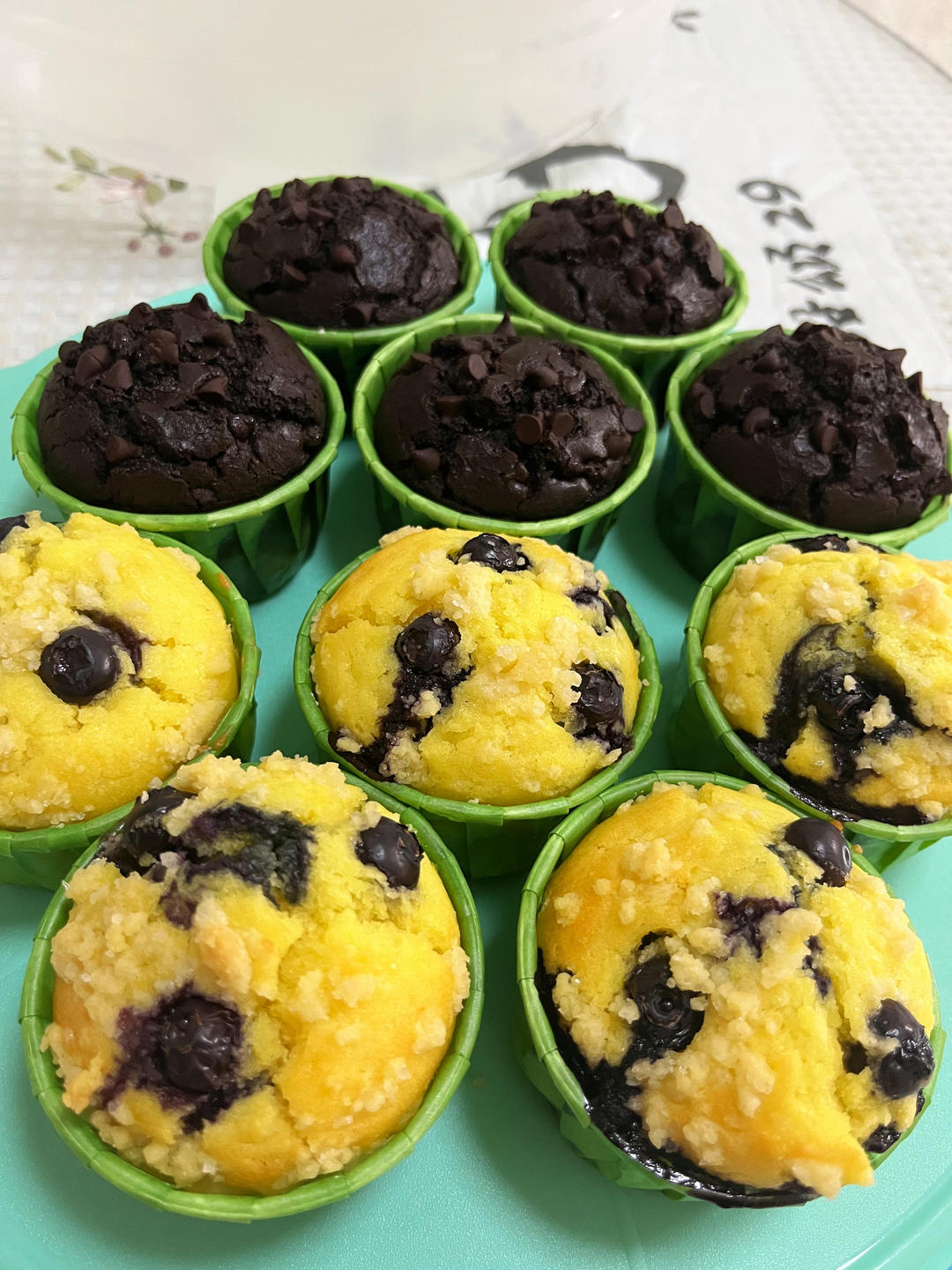 会爆浆的蓝莓玛芬蛋糕