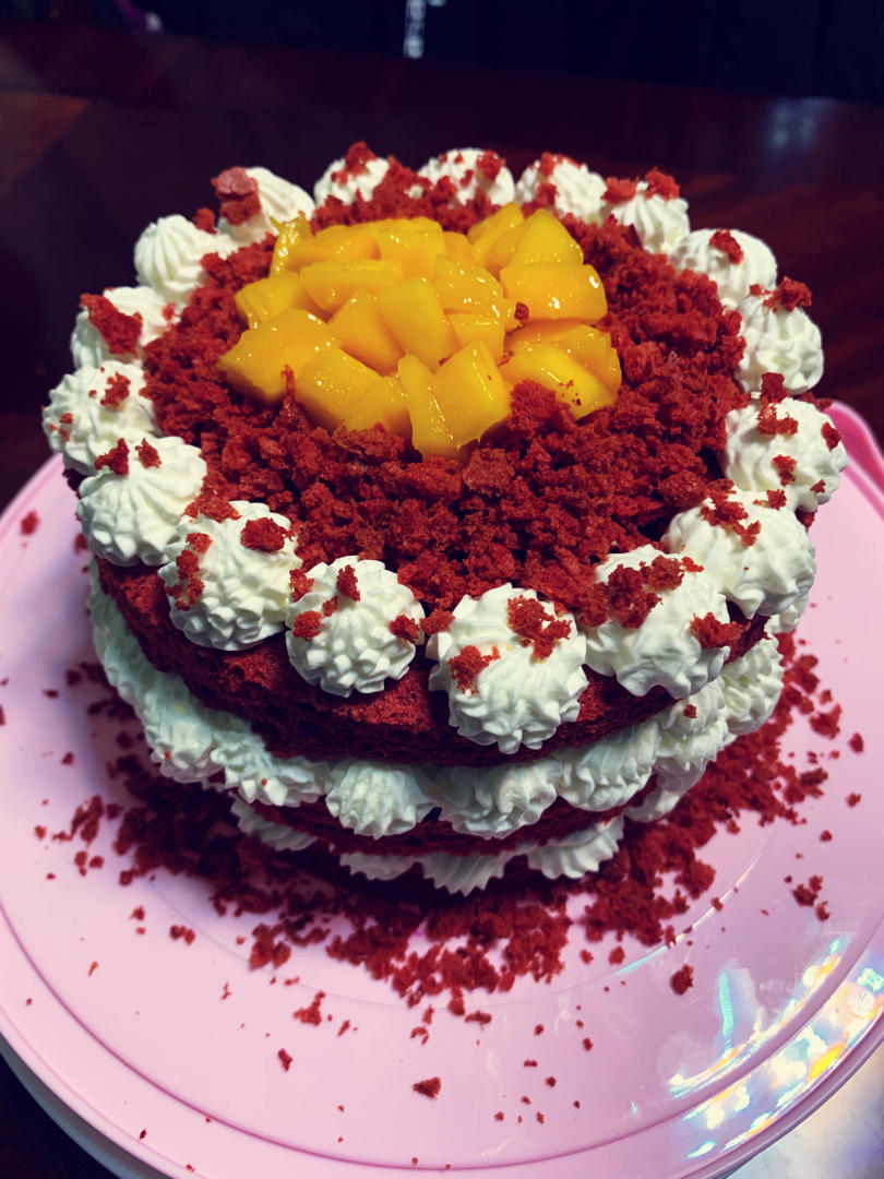 8寸红丝绒蛋糕