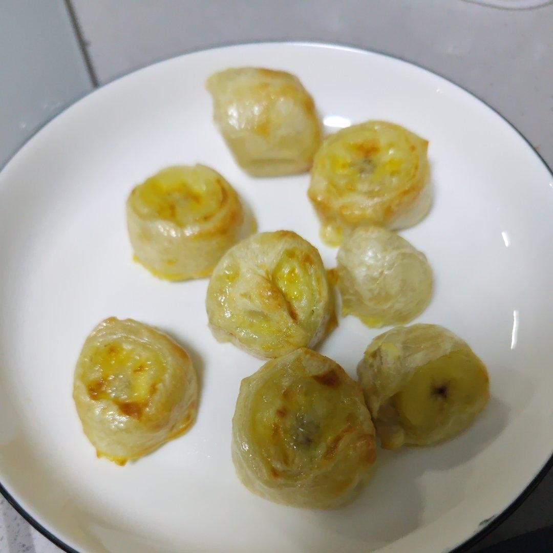 空气炸锅vs手抓饼版「香蕉酥」