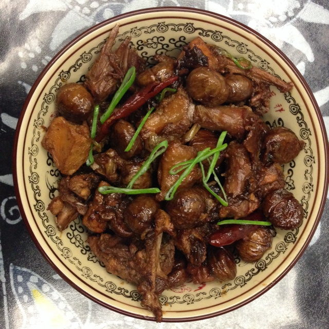 板栗烧鸡