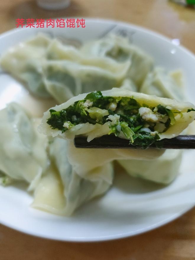 荠菜猪肉馅馄饨的做法